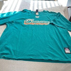 Vintage Reebok Teal Miami Dolphins NFL Tee